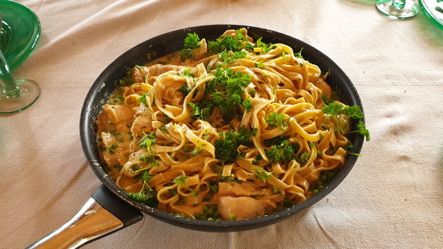 Chicken Alfredo Fettucine illustrative image